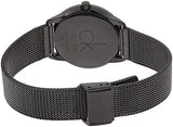  Shop Authentic Calvin Klein Minimal Black Dial Black Mesh Bracelet Watch for Men - K3M224B1 - Luxxuri
