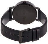  Shop Authentic Calvin Klein Boost Black Dial Black Leather Strap Watch for Men - K7Y214CL - Luxxuri