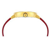  Shop Authentic Versace Virtus White Dial Red Leather Strap Watch for Women - VEHC00219 - Luxxuri