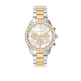  Shop Authentic Michael Kors Berkley Chronograph Silver Dial Two Tone Steel Strap Watch For Women - MK7415 - Luxxuri