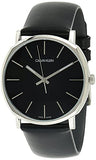  Shop Authentic Calvin Klein Posh Black Dial Black Leather Strap Watch for Men - K8Q311C1 - Luxxuri