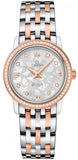  Shop Authentic Omega De Ville Prestige Quartz Diamonds Silver Dial Two Tone Steel Strap Watch for Women - 424.25.27.60.52.001 - Luxxuri