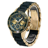  Shop Authentic Marc Jacobs Rock Chronograph Black Dial Black Silicone Strap Watch for Women - MBM2598 - Luxxuri