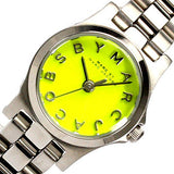  Shop Authentic Marc Jacobs Henry Yellow Dial Silver Steel Strap Watch for Women - MBM3201 - Luxxuri