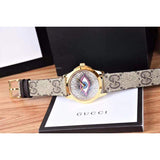  Shop Authentic Gucci G Timeless Eye Beige Dial Beige Leather Strap Watch For Men - YA1264022 - Luxxuri