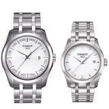  Shop Authentic Tissot T Trend Couturier White Dial Silver Steel Strap Watch For Women - T035.210.11.011.00 - Luxxuri