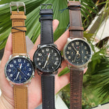  Shop Authentic Tommy Hilfiger Briggs Chronograph Blue Dial Brown Leather Strap Watch for Men - 1791424 - Luxxuri