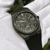  Shop Authentic Tissot PRX Powermatic 80 Carbon Black Dial Black Rubber Strap Watch for Men - T137.907.97.201.00 - Luxxuri