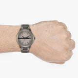  Shop Authentic Armani Exchange Hampton Chronograph Grey Dial Grey Steel Strap Watch For Men - AX2194 - Luxxuri