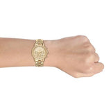  Shop Authentic Michael Kors Ritz Chronograph Gold Dial Gold Steel Strap Watch For Women - MK6937 - Luxxuri