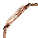  Shop Authentic Emporio Armani Gianni T-Bar Crystals Silver Dial Rose Gold Steel Strap Watch For Women - AR11446 - Luxxuri