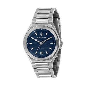  Shop Authentic Maserati Triconic Quartz Blue Dial Silver Steel Strap Watch For Men - R8853139002 - Luxxuri