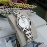  Shop Authentic Tissot T Wave Mother of Pearl Dial Two Tone Steel Strap Watch For Women - T023.210.11.117.00 - Luxxuri