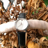  Shop Authentic Movado Museum Quartz Silver Dial Black Leather Strap Watch For Men - 2100001 - Luxxuri