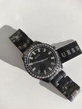  Shop Authentic Guess Sparkler Diamonds Black Dial Black Steel Strap Watch for Women - GW0111L4 - Luxxuri