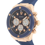  Shop Authentic Guess Poseidon Blue Dial Blue Rubber Strap Watch for Men - GW0057G2 - Luxxuri