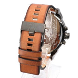  Shop Authentic Diesel Mr Daddy 2.0 Black Dial Brown Leather Strap Watch For Men - DZ7332 - Luxxuri