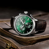  Shop Authentic Tissot Chrono XL Chronograph Classic Green Dial Brown Leather Strap Watch For Men - T116.617.16.091.00 - Luxxuri