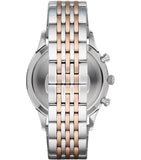  Shop Authentic Emporio Armani Sportivo Chronograph Silver Dial Two Tone Steel Strap Watch For Men - AR5999 - Luxxuri