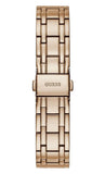  Shop Authentic Guess Crystalline Diamonds Silver Dial Rose Gold Steel Strap Watch for Women - GW0114L3 - Luxxuri