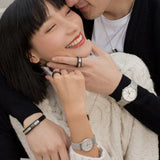 Shop Authentic Calvin Klein Minimal White Dial Silver Mesh Bracelet Watch for Women - K3M5215X - Luxxuri
