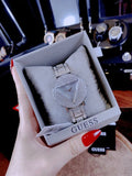  Shop Authentic Guess Trend Diamonds Silver Dial Silver Steel Strap Watch for Women - GW0512L1 - Luxxuri