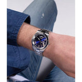  Shop Authentic Guess Connoisseur Blue Dial Silver Steel Strap Watch for Men - GW0265G7 - Luxxuri