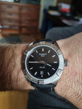  Shop Authentic Tissot PR 100 Sport Quartz Black Dial Black Leather Strap Watch For Men - T101.610.16.051.00 - Luxxuri