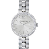  Shop Authentic Swarovski Daytime Crystal Silver Dial Silver Steel Strap Watch for Women - 5095600 - Luxxuri