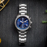  Shop Authentic Hugo Boss Pilot Blue Dial Silver Steel Strap Watch for Men - 1513850 - Luxxuri