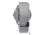  Shop Authentic Calvin Klein Minimal Silver Dial Silver Mesh Bracelet Watch for Men - K3M21126 - Luxxuri