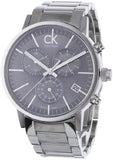  Shop Authentic Calvin Klein Post Minimal Chronograph Black Dial Silver Steel Strap Watch for Men - K7627161 - Luxxuri
