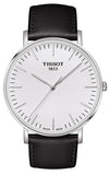  Shop Authentic Tissot T Classic Everytime Large White Dial Black Leather Strap Watch For Men - T109.610.16.031.00 - Luxxuri