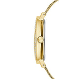  Shop Authentic Guess Iconic Diamonds Gold Dial Gold Mesh Bracelet Watch For Women - GW0477L2 - Luxxuri