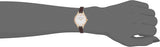  Shop Authentic Emporio Armani Aurora Mother of Pearl White Dial Brown Leather Strap Watch For Women - AR11057 - Luxxuri