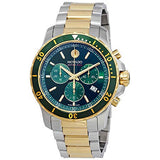  Shop Authentic Movado Series 800 Chronograph Green Dial Two Tone Steel Strap Watch For Men - 2600148 - Luxxuri