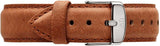  Shop Authentic Daniel Wellington Dapper Durham Analog White Dial Brown Leather Strap Watch For Women - DW00100114 - Luxxuri