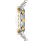  Shop Authentic Fossil Neutra Chronograph Mother of Pearl White Dial Two Tone Steel Strap Watch for Women - ES5216 - Luxxuri
