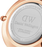  Shop Authentic Daniel Wellington Petite Sheffield Black Dial Black Leather Strap Watch For Women - DW00100168 - Luxxuri