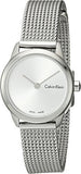 Shop Authentic Calvin Klein Minimal White Dial Silver Mesh Bracelet Watch for Women - K3M231Y6 - Luxxuri