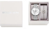  Shop Authentic Michael Kors Melissa Quartz Silver Dial Silver Steel Strap Watch for Women - MK1055 - Luxxuri