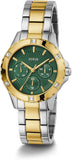  Shop Authentic Guess Mist Analog Green Dial Two Tone Steel Strap Watch For Women - GW0723L1 - Luxxuri