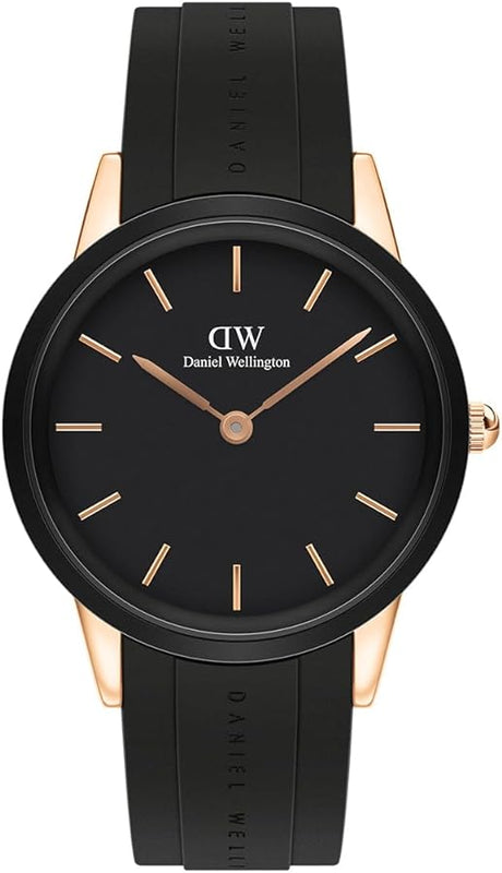  Shop Authentic Daniel Wellington Iconic Motion Black Dial Black Rubber Strap Watch For Men - DW00100425 - Luxxuri