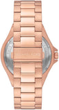  Shop Authentic Michael Kors Lennox Chronograph Black Dial Rose Gold Steel Strap Watch For Men - MK8940 - Luxxuri