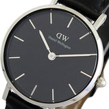  Shop Authentic Daniel Wellington Classic Petite Sheffield Black Dial Black Leather Strap Watch For Women - DW00100236 - Luxxuri