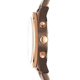  Shop Authentic Fossil Perfect Boyfriend Multifunction Brown Dial Two Tone Steel Strap Watch for Women - ES4284 - Luxxuri