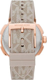  Shop Authentic Michael Kors Sidney Chronograph White Dial Beige Leather Strap Watch For Women - MK6949 - Luxxuri