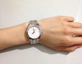  Shop Authentic Tissot T Trend Couturier White Dial Silver Steel Strap Watch For Women - T035.210.11.011.00 - Luxxuri