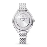  Shop Authentic Swarovski Crystalline Aura Silver Dial Silver Steel Strap Watch for Women - 5519462 - Luxxuri