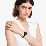  Shop Authentic Swarovski Cosmopolitan PVD Black Dial Black Steel Strap Watch for Women - 5547646 - Luxxuri